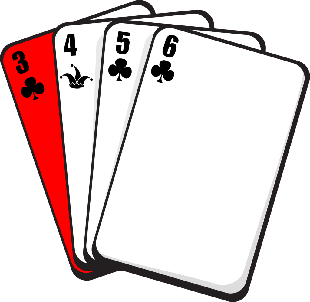 3 plate card