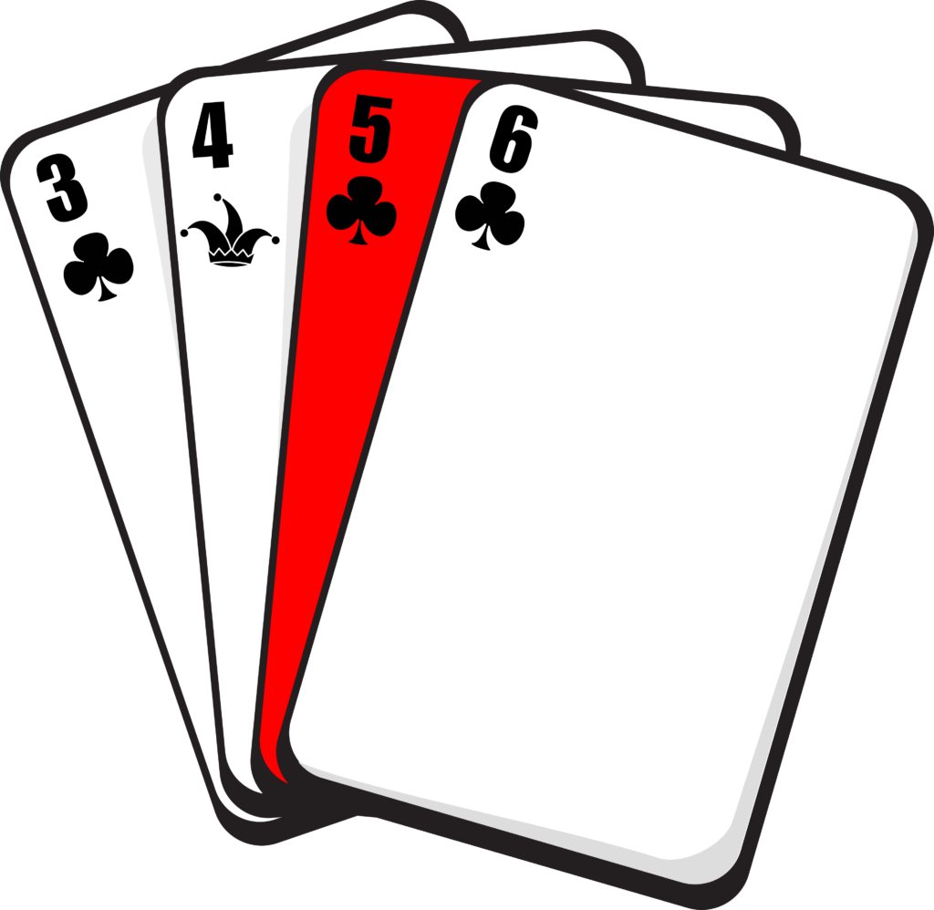5 plate card