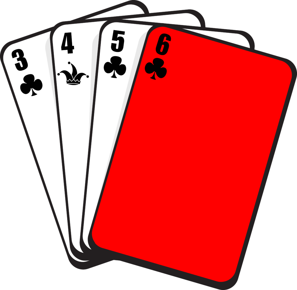 6 plate card