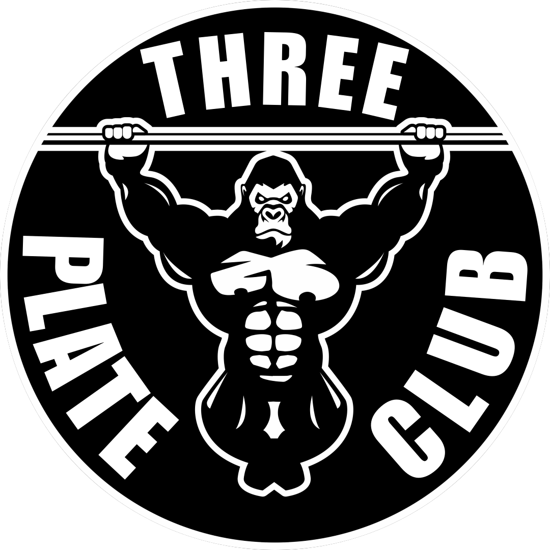 3 plate club logo