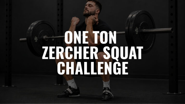 One Ton Zercher Squat Challenge